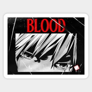 Blood Manga Cover Sticker